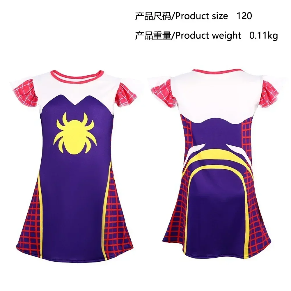 Mädchen Gwen Stacy Ghost Spider Kostüm Body Frauen Erwachsene Kinder Halloween Cosplay Spiderman Kostüm Fantasy Sexy Dress Up Outfit