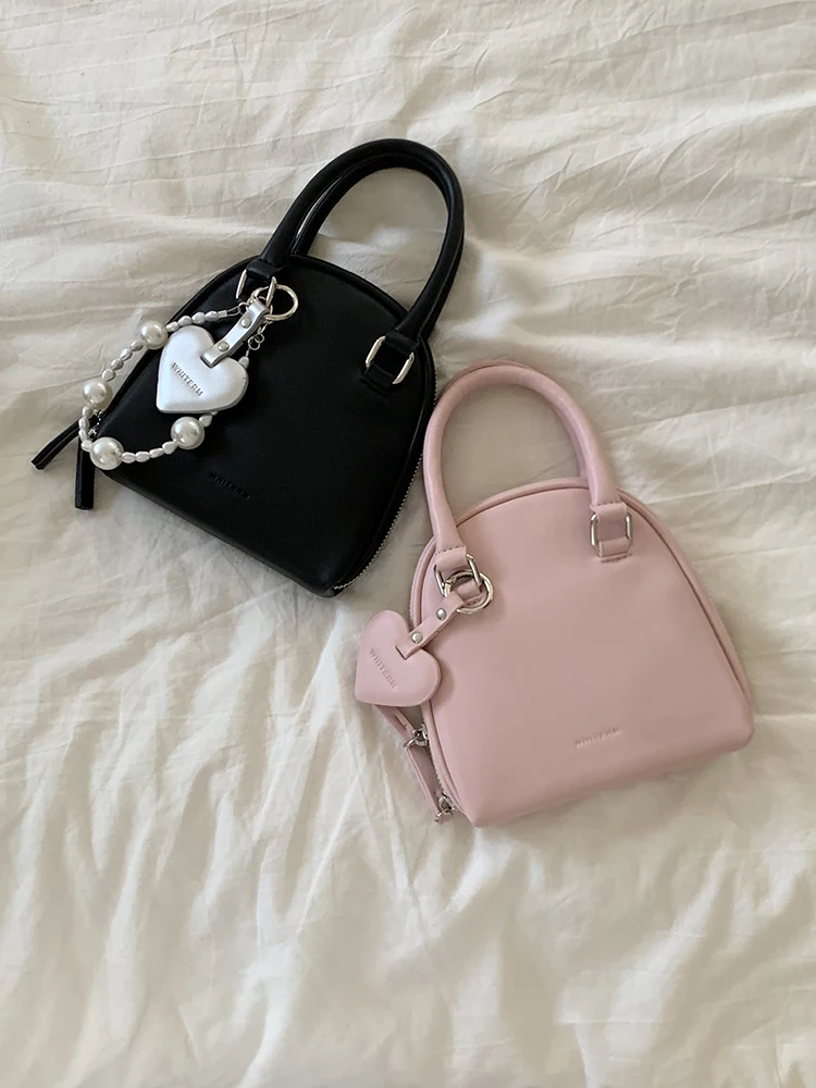 Simple All-match Korean Niche Design Handbag New Cute Portable Shell Bag Mini Vintage Shoulder Bags One Shoulder Crossbody Bag