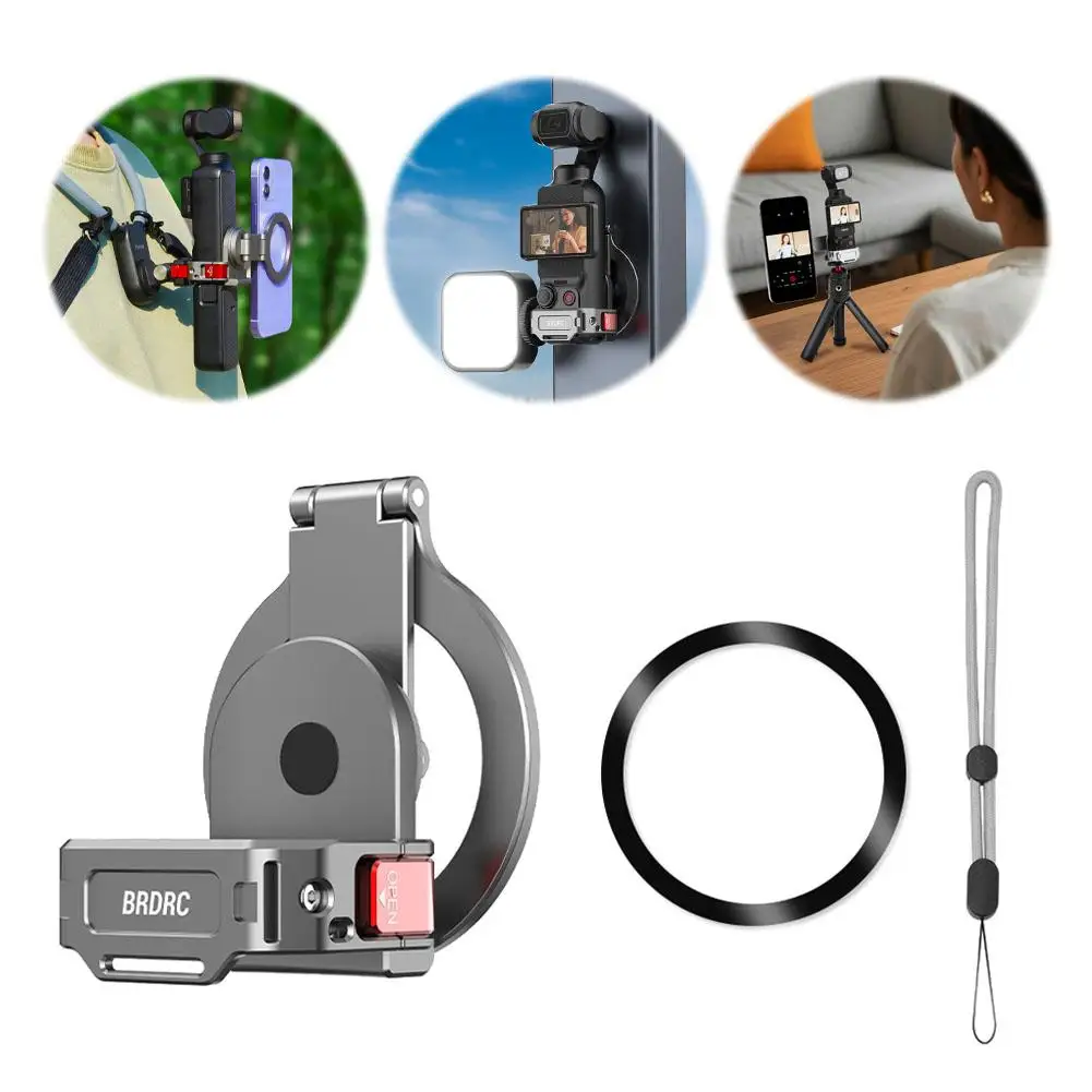 

for dji OSMO POCKET 3 Desktop Stand Magnetic Aluminum Accessories Bracket Camera Sport Y9M8