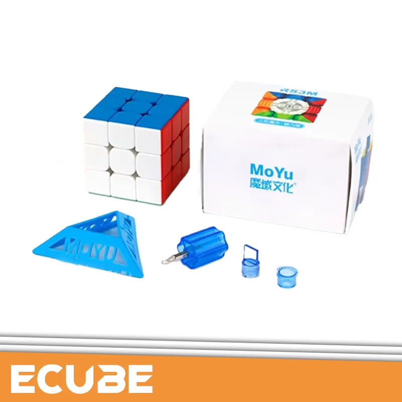 [ECube] Moyu RS3M 2020 3x3x3 Magnetic Magic Cube Professional cubo magic Speed cube 3x3 Game cube RS3 M Moyu cubing Puzzle Toys