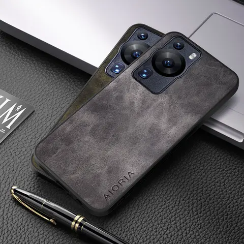 Case For Huawei P60 Pro P50 P40 P30 Pro Lite Pocker Luxury PU Leather Skin Cover For Huawei P50 Pro Case