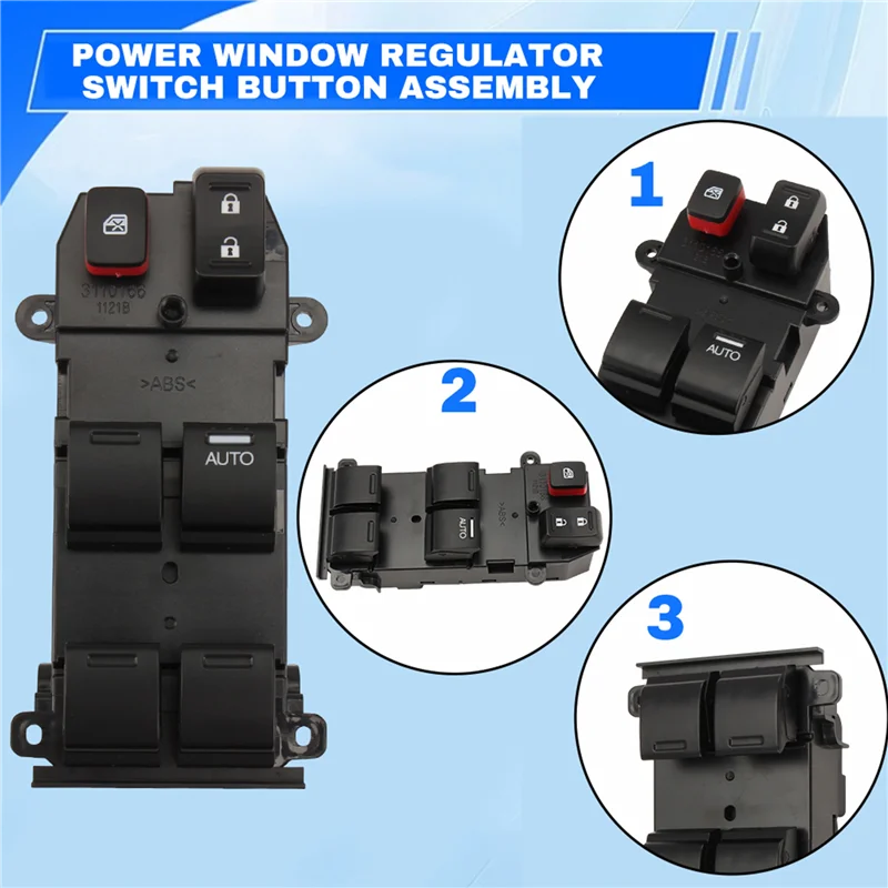 Interruptor de janela elétrica frontal direita para honda mobiliu mpv 35750-tf0-e01 35750tf0e01 botão de controle de elevador de vidro de janela