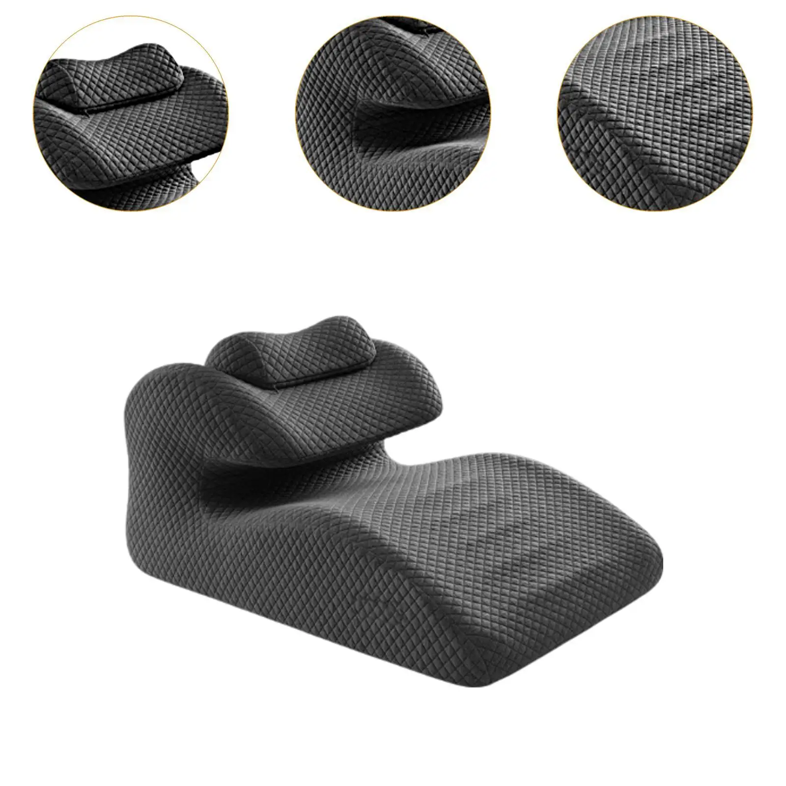 Poduszka klinowa do łóżka, miękka poduszka pod plecy i szyję, lekka poduszka do spania na brzuchu, poduszka z pianki memory do czytania i siedzenia w łóżku.