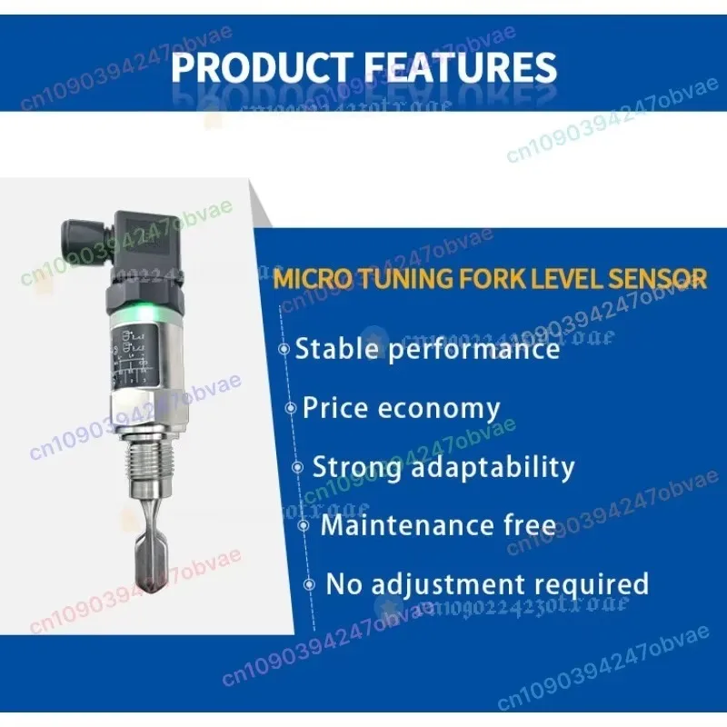 

High Sensitivity Mini Vibrating Tuning Fork Level Switch Sensor for Small Vibration Detection
