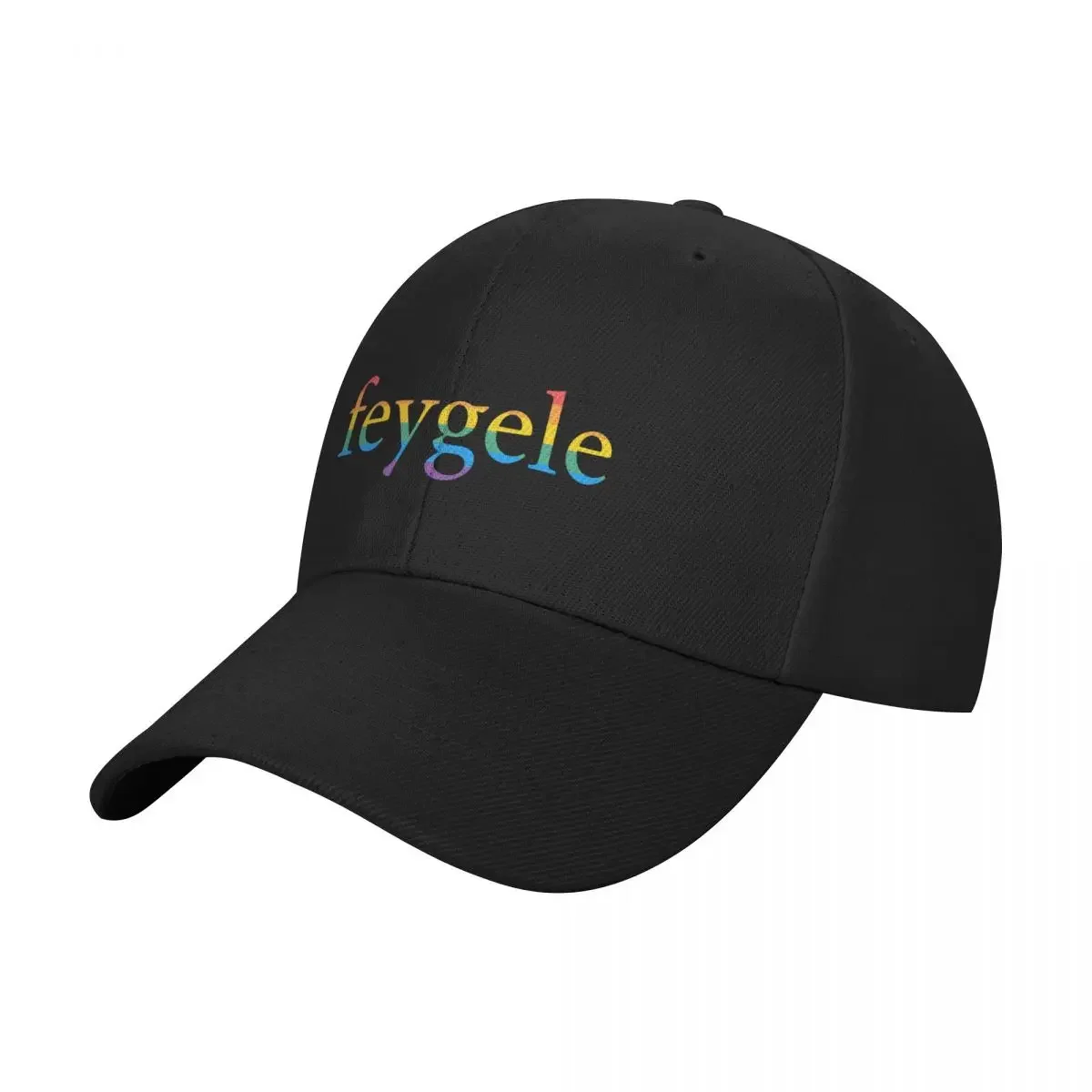 LGBTQ PRIDE Yiddish T-Shirt - feygele Baseball Cap Horse Hat sun caps Sunhat party Hat Women's 2025 Men's