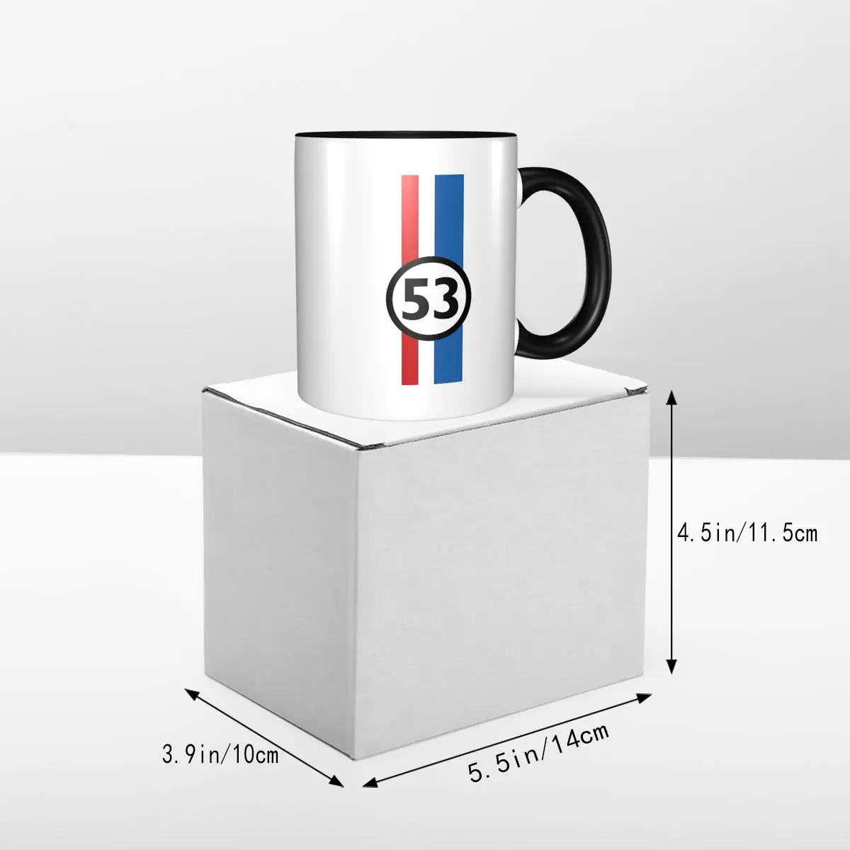 

Кружка Herbie Number 53, забавные керамические кофейные чашки, чайные кружки, чашка для молока, посуда для напитков, подарки для друзей