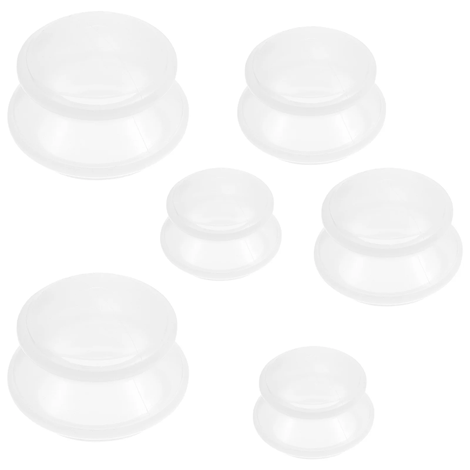 

1Set Silicone Fire Cupping Set Medical Vacuum Massage Cups for Body Muscle Pain Relief Blood Circulation and Immune Boost