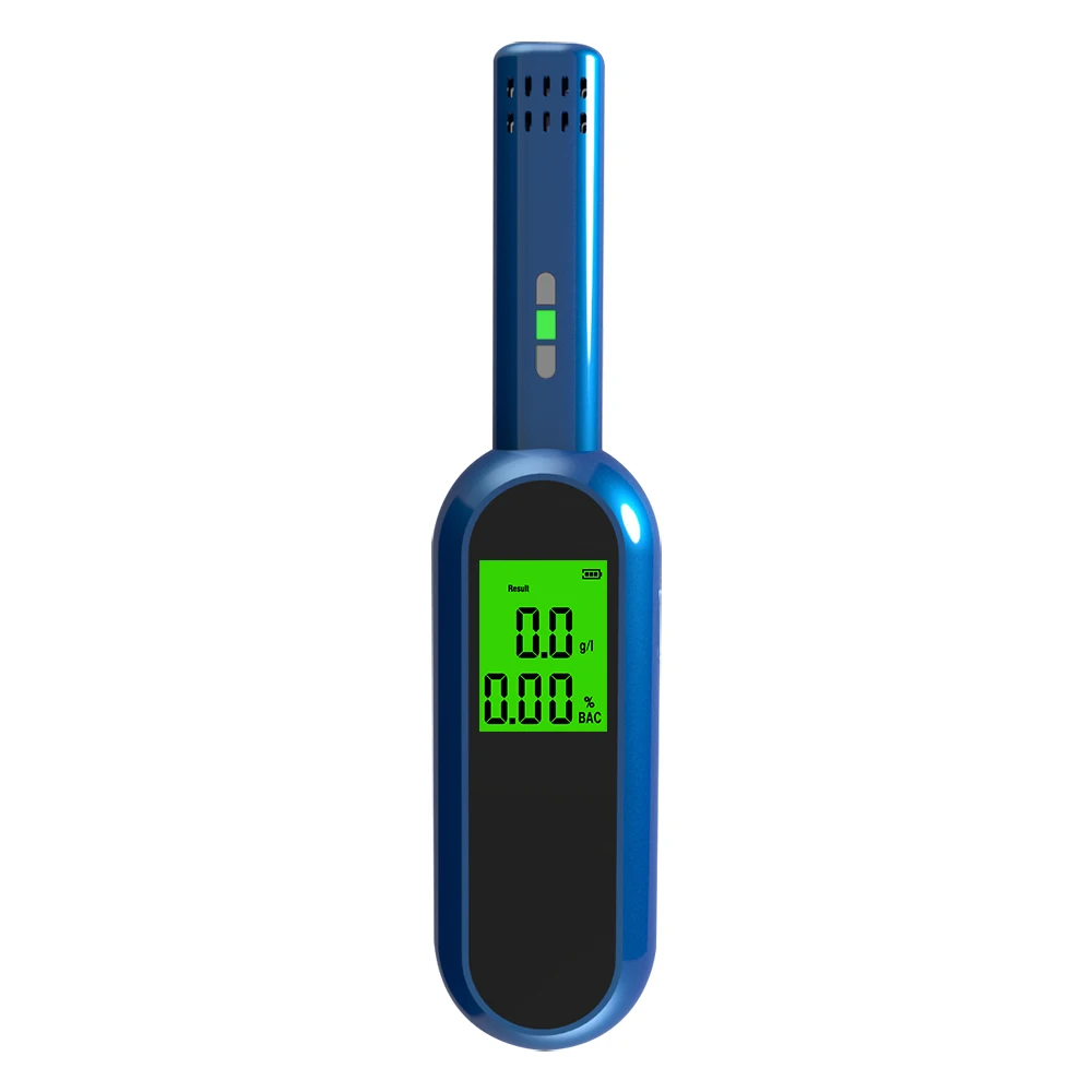 

Заводская цена Бесконтактный тестер алкоголя выдувания воздуха с USB-кабелем для зарядки Полупроводниковый датчик