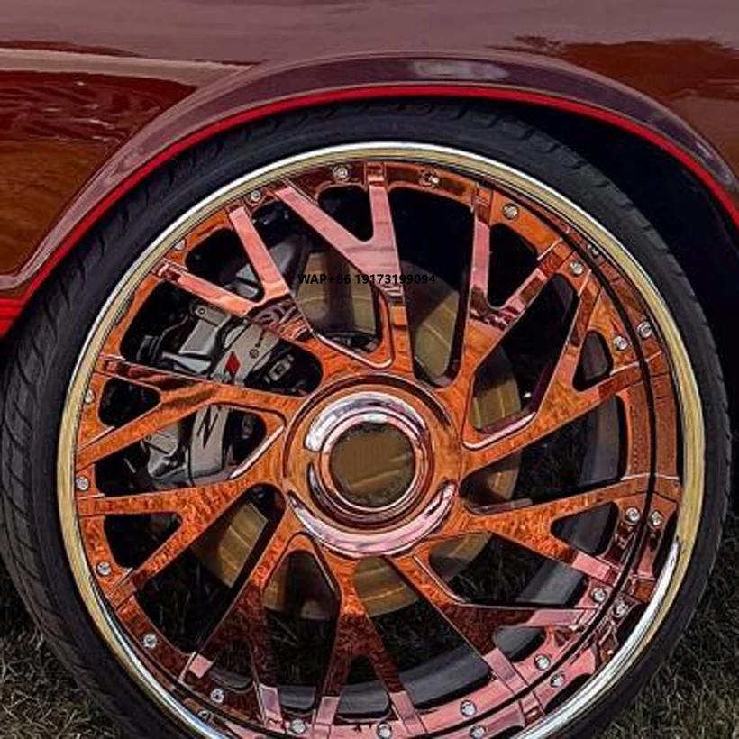 

2 Pieces Rose Gold 22 24 26 28 Inch Forgiatos Rims 6x139.7 5x127 Forged Wheels for Lincoln Navigator Raptor