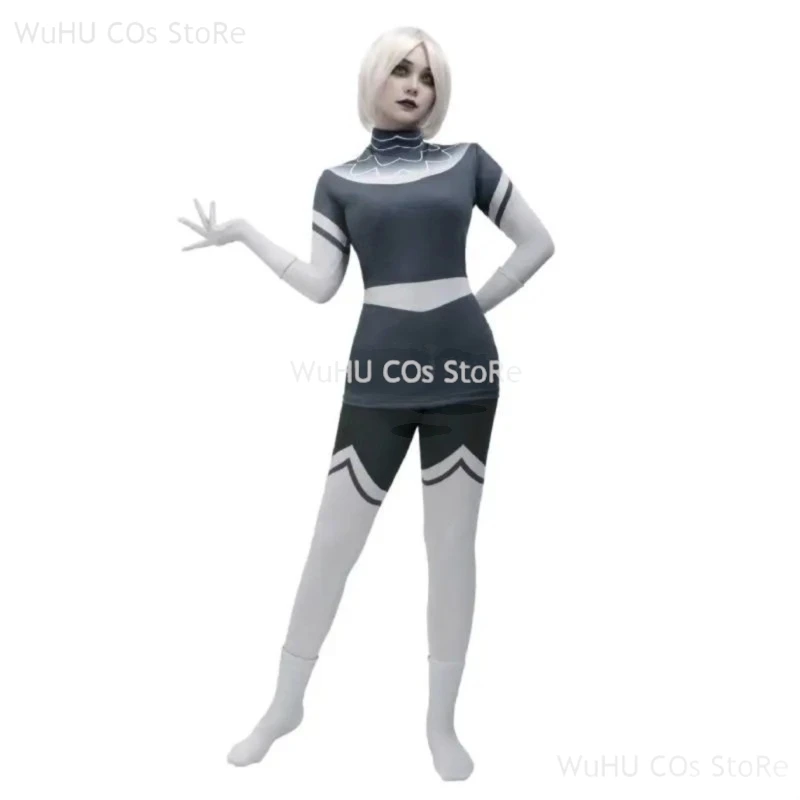 Lute Wig Halo Hasbin Lute Wig Angel Lute Cosplay Costume Hotel Fight Halloween Carnaval Fancy Party Silver Color Cosplay - view 4