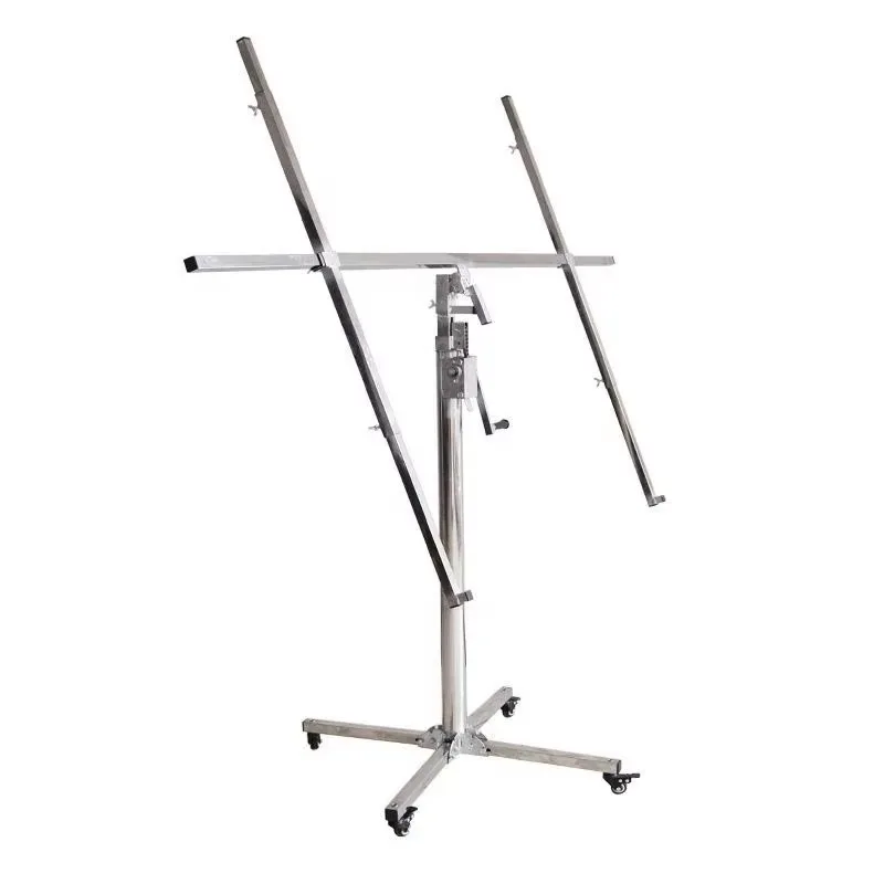 Three Function Gypsum Board Lifting Bracket Woodworking Drywall Install Support Ceiling Leveling And Electric Hammer Operation
