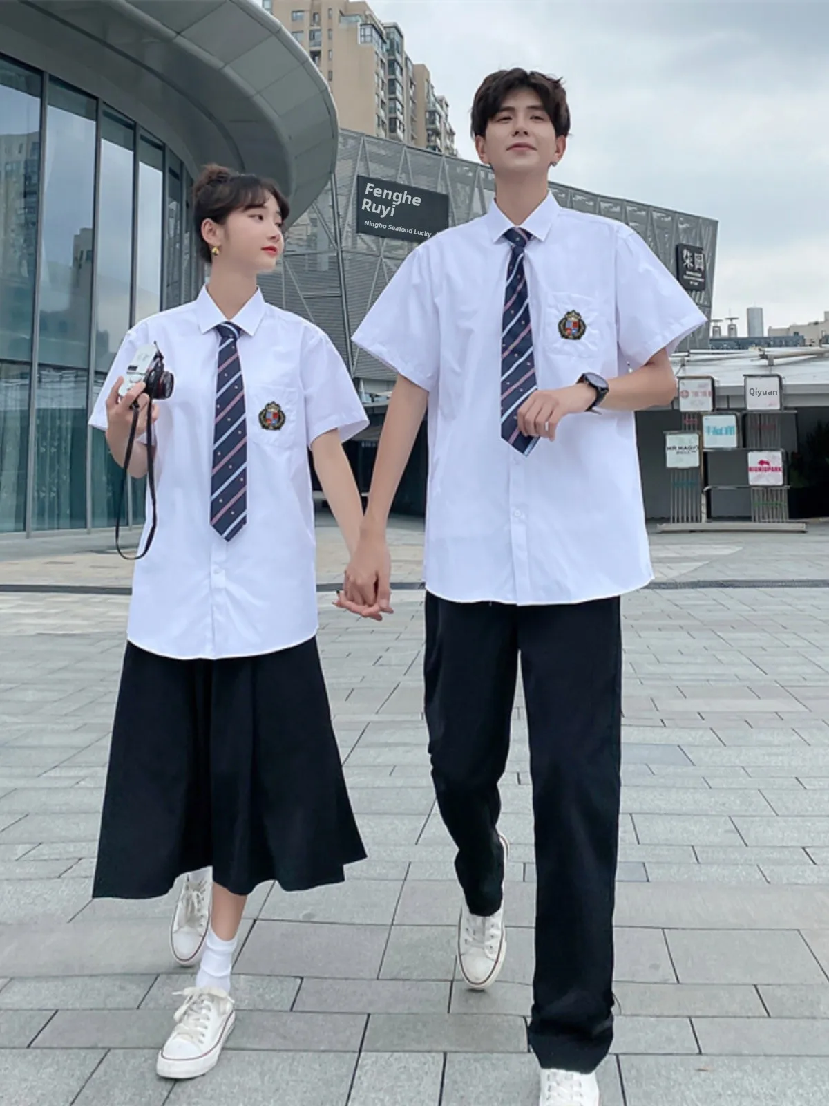 

Комплект формы для выпускного класса: одежда для выступлений для старшеклассников и студентов колледжей, длинная юбка в стиле JK, комплект из двух предметов