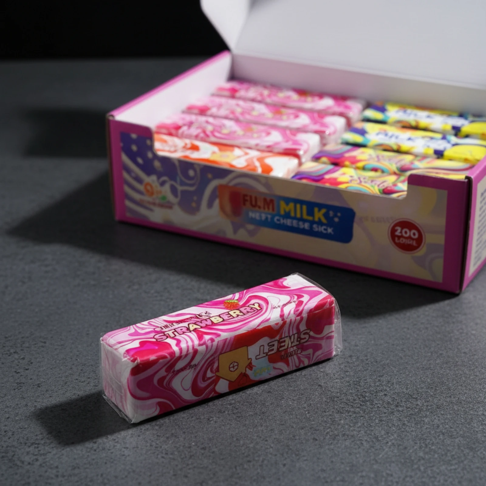 12 Pieces Butter Stick Squishy Individually Wrapped Squishy Butter Stick Slow Rebound Toy Soft Compact for Children, Office