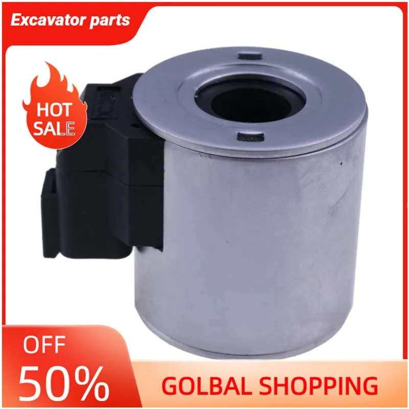 Bobina de válvula solenoide de 24 V 4304124 para HydraForce 10 12 16 38 58 Tamaño 10 Orificio 5/8"