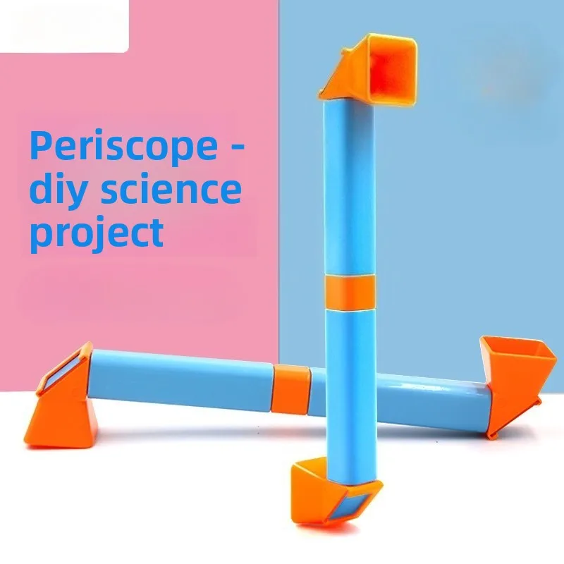 DIY Periscope Science Experiment Kit Kids Handmade Assembly Toy Primary Students Light Reflection Optics STEM Education