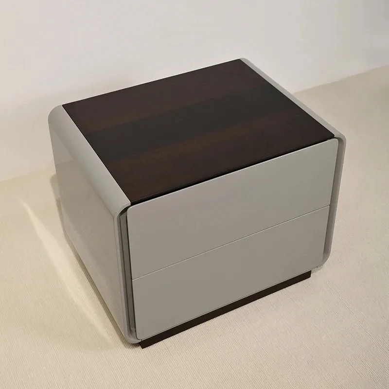 

Vintage Storage Nightstand Minimalist Modern Creative Luxury Safe Bedside Table Nordic Trendy Mesa De Cabeceira Home Decoration