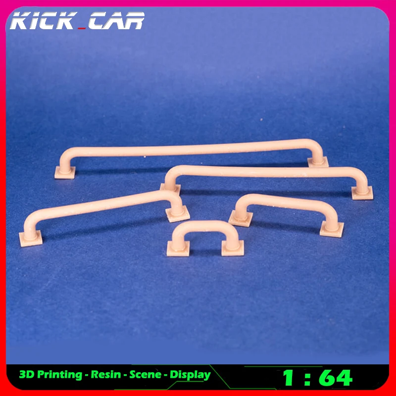 Kickcar 1/64 Crash Barrier Model Car Diorama Uncolored Resin Garage Scene Repair Tools Decoration Simulation Scene Toy