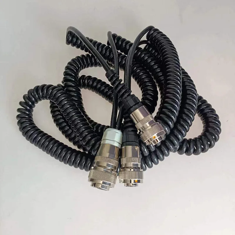 Imagen 4: Cable adaptador divisor de línea para viga de equilibrio en dos, cable de alimentación, accesorios para pavimentadora de viga de equilibrio de 36 vigas.
