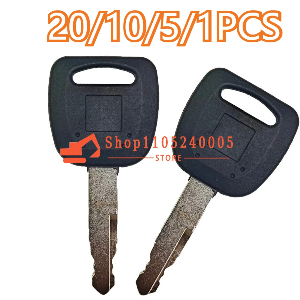 20/10/5/1PCS Ignition Starter Keys 801503883-1 Compatible with Excavator Heavy Equipment 215 150 60 85 80 New