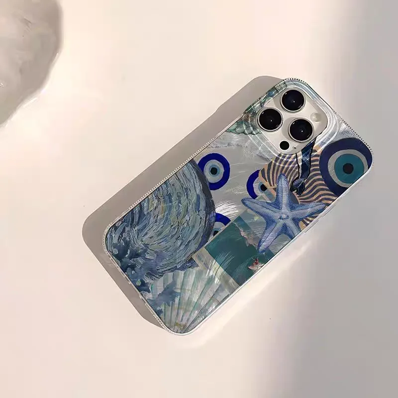 صدف المحيط السلاحف الحال بالنسبة فيفو Y17S Y21 Y22S Y33S Y03 Y33 Y51 Y31 Y15A Y15S Y02 V23E V27E V30E غطاء ريشة الليزر الفضية