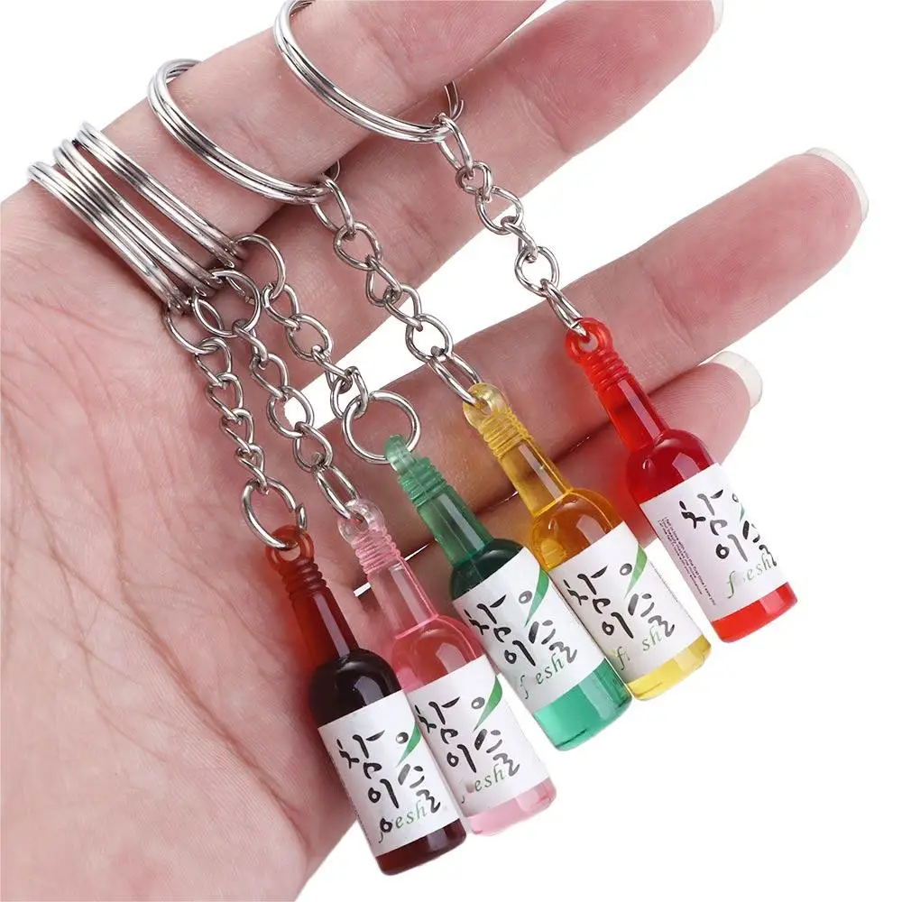 ​-Аксессуары-soju-wine-Брелок-Моделирование-Брелок-Аксессуары-для-ключей-от-машины-Моделирование-банок-soju-Брелок-для-ключей-soju-Брелок-для-банок