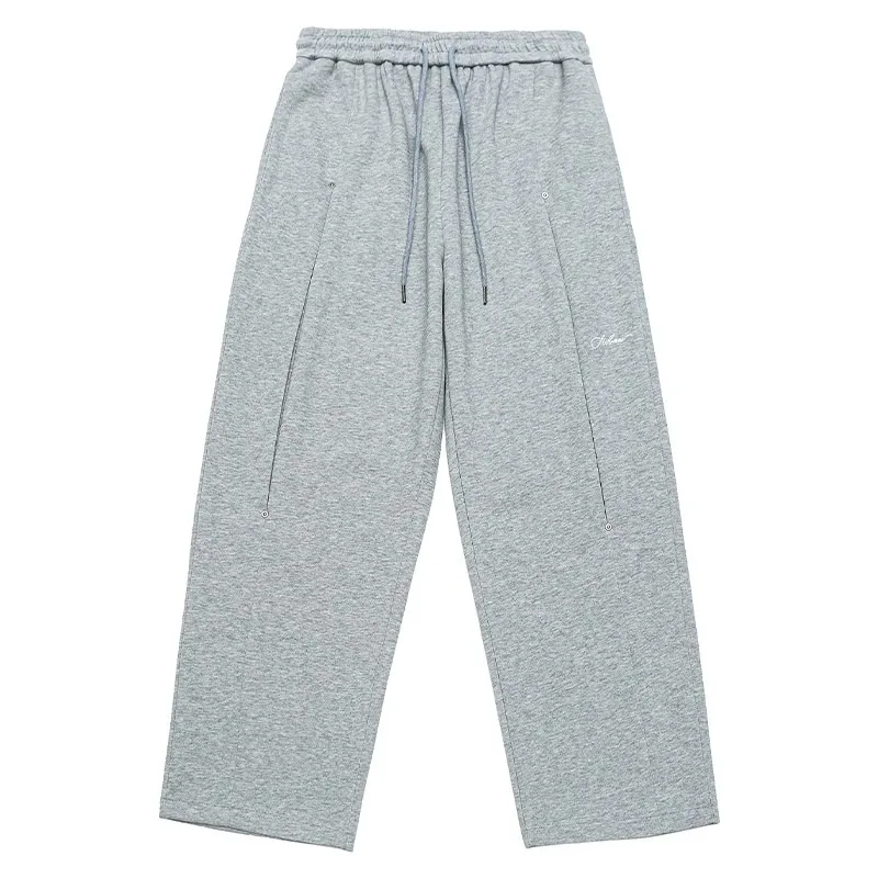 

Men's Straight-Leg Trousers for Spring and Autumn, Loose and Casual Wide-Leg Versatile Casual Pants