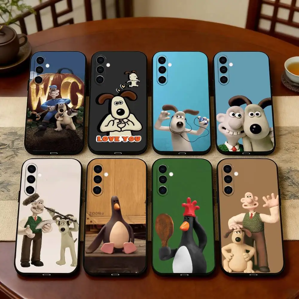 

W-WallaceS G-Gromit Phone Case For Samsung Galaxy A73,A72,A71,A70,A53,A52,A51,Others Soft Black Cover