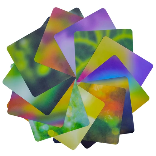 Imagen 2 del producto Tarjeta de fondo de herramientas de fotografía Macro, color degradado, colorido, 12 piezas, 24 colores, fotografía macro de flores e insectos