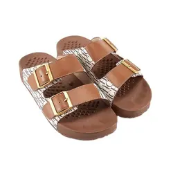 Comfortable To Wear Simple Design Women's Outdoor Slippers with Massage Insole Low Heeled Women's Sandals Outdoor Beach Shoes