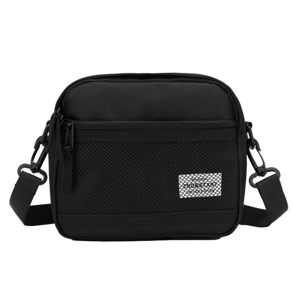 

Oxford Cloth Men Crossbody Bag Adjustable Strap Large Capacity Male Phone Purse Multi-pockets Removable Sling Shoulder Bag Women