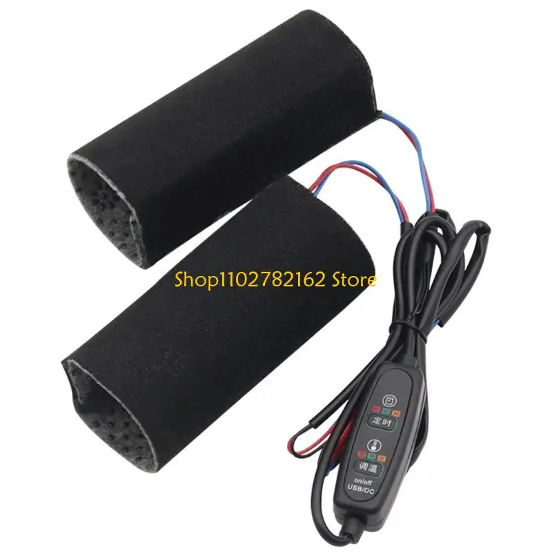 

547B Motorcycle Handle Heaters Three Adjustable Levels 9-15V Built In Timer Acrylic
