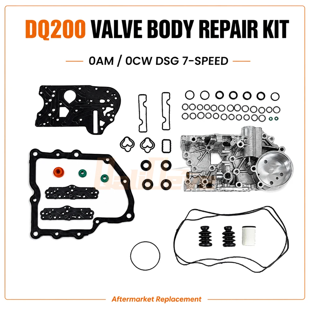 0AM325066AC 0AM 0CW DQ200 DSG 7-Speed Valve Body Housing 5mm Transmission Overhaul Repair Kit for VW Audi Skoda SEAT 0AM325066AE
