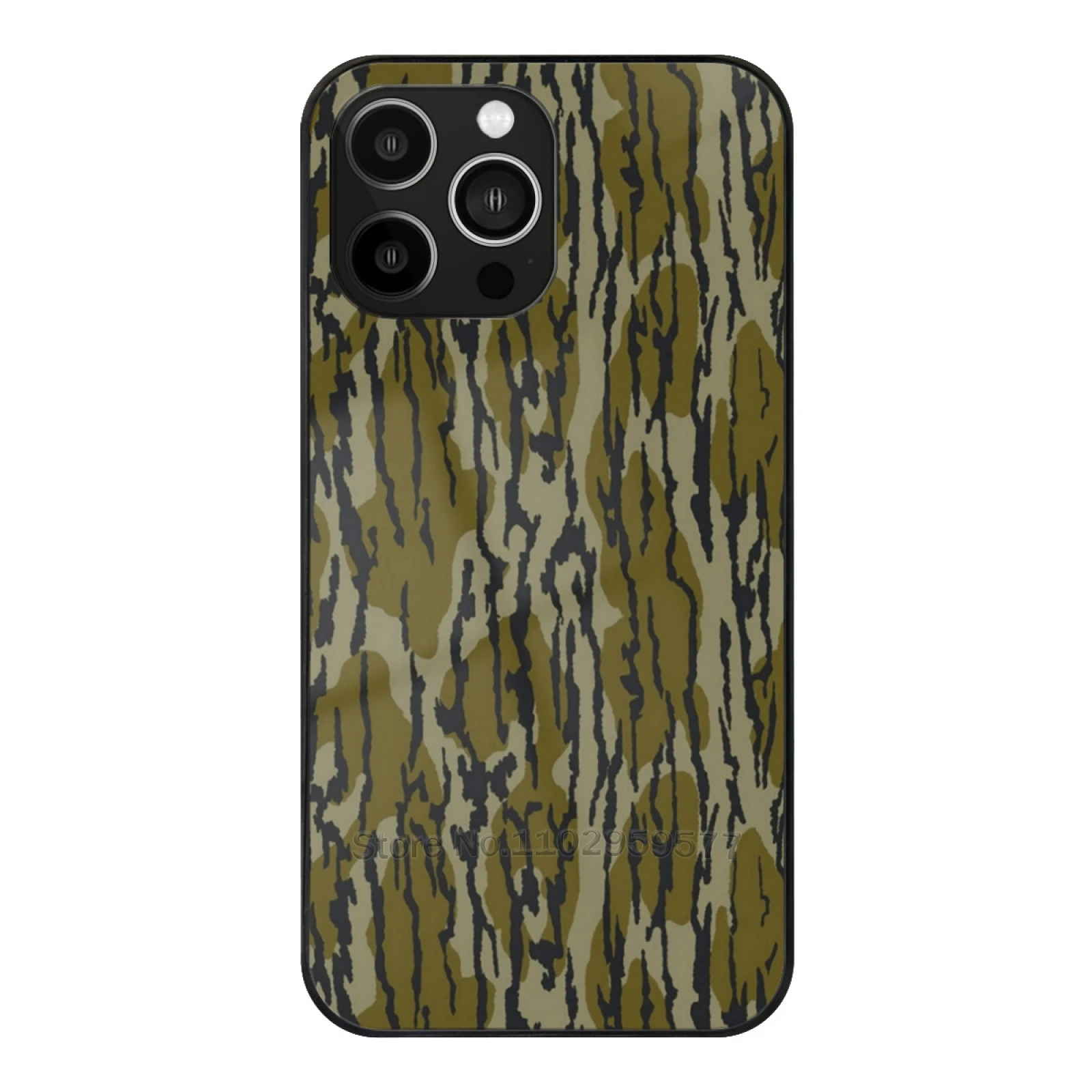 Everything Bottomlands Camo 2.0 Glass Case For Apple Iphone 15 14 13 Pro 11 12 7 8 Plus Xs Max Tempered Phone Cover Bottomlands