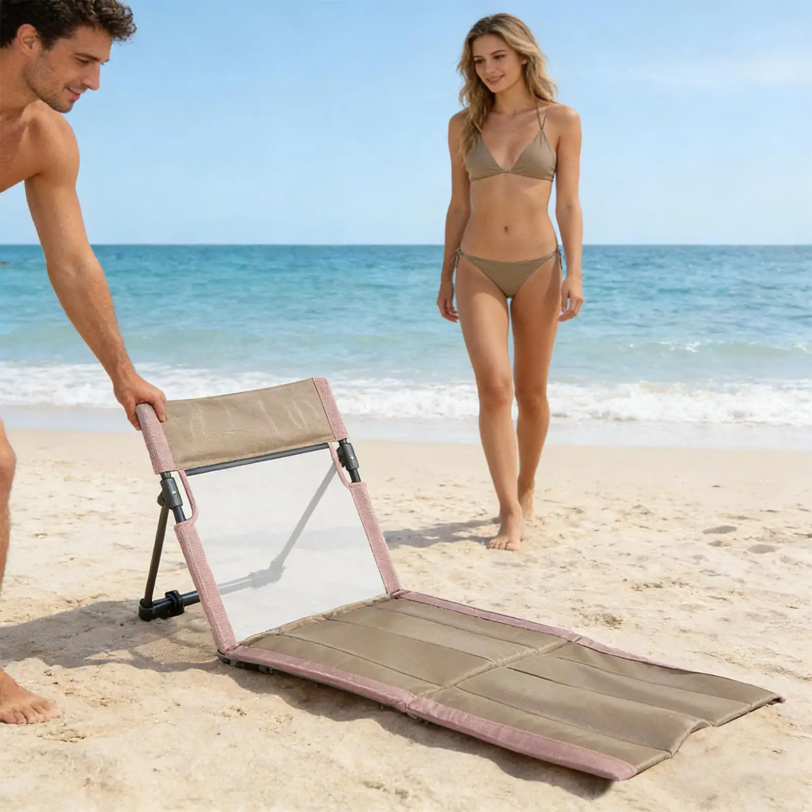 

Складное пляжное кресло-шезлонг для отдыха у бассейна, высокопрочные пляжные стулья для семьи, для кемпинга, пикника, отдыха на природе, походов