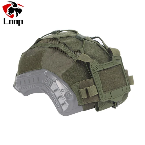 Funda táctica para casco marítimo con bolsa para batería NVG, caza, adecuada para uso militar y actividades al aire libre