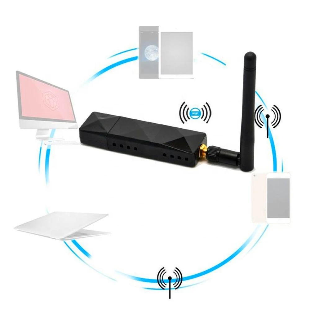 150Mbps Atheros AR9271 WIFI Network Card SMA Detachable Antenna USB WIFI Receiver  2.4GHz  Wireless Dongle for PC