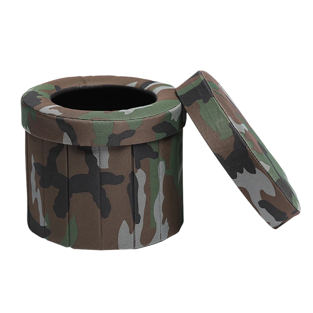 

Portable Folding Toilet Adult Mobile Camping Toilet Outdoor Commode Urine Bag Self-driving Hiking Tripstravel Toilet