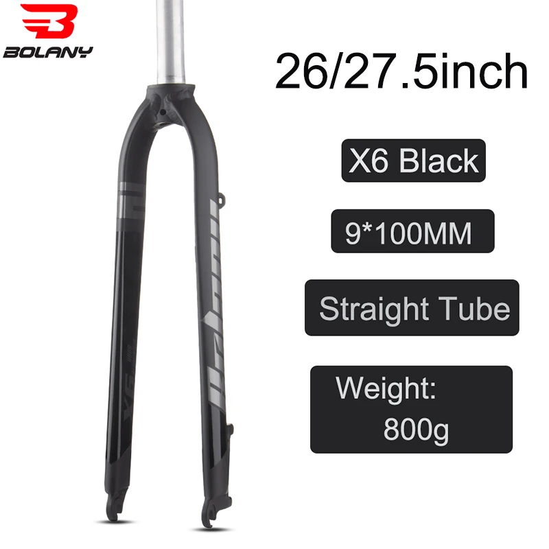 リジッドアルミマウンテンバイクフォーク 26/27.5/29インチ 28.6mm