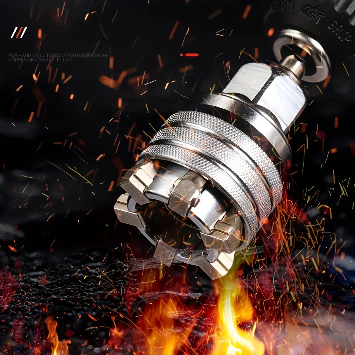 العالمي متعدد الوظائف وجع المقبس كم محول ل 3/8 "محرك وجع ، 10-19 مللي متر قابل للتعديل محول مأخذ التوصيل وجع