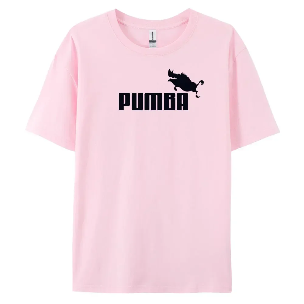 

Female Tee for Fashionable Style Pumba Cool Printed Women T-Shirt for Short Sleeve Aesthetic Clothes