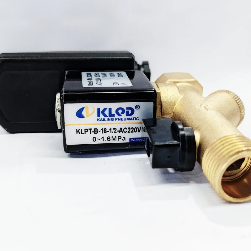 1/2 Electronic Drain Valve AC220V 16 Bar High Pressure Automatic Condensate Drain Valve for Compressed Air System - Manufacturer