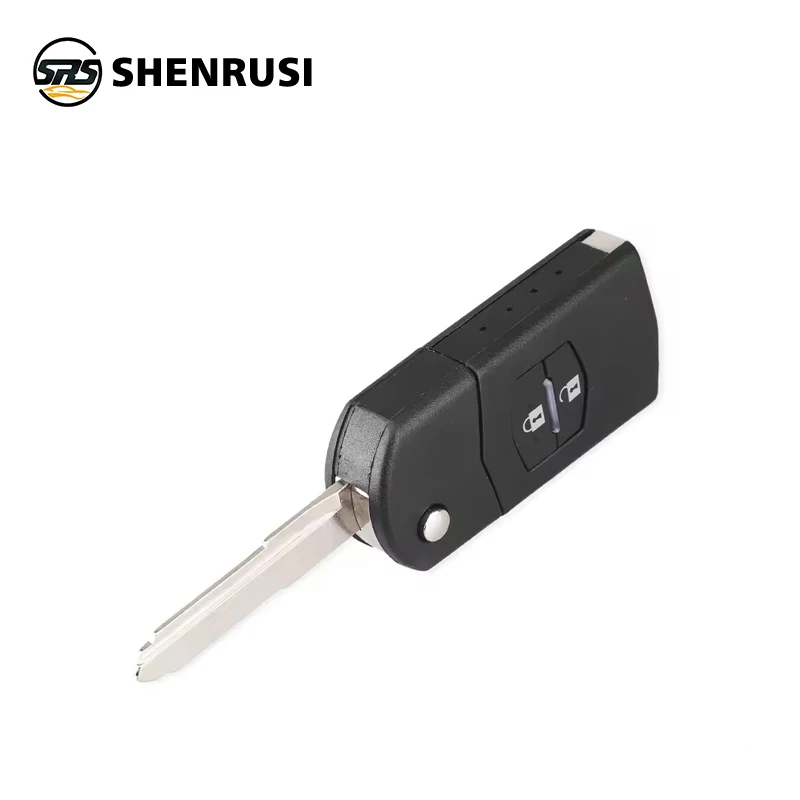 

SHENRUSI складной корпус для ключа для Mazda 2 3 5 6 RX8 MX5 Key 2 3 кнопки сменный чехол для дистанционного ключа автомобиля