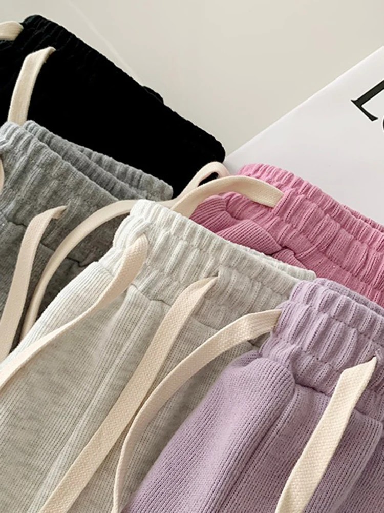 AOSSVIAO 2026 Sommer-Shorts für Damen: Elastische, süße Mädchen-Shorts im koreanischen Stil, Harajuku, schlichte graue Hosen für Studentinnen – Detail 4