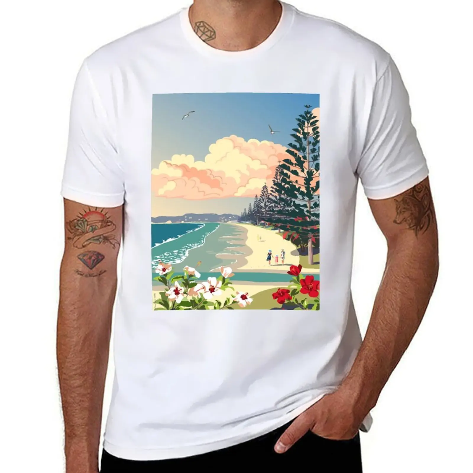 

Orewa Beach, New Zealand T-Shirt men t shirt cotton 100% cotton t shirt pack T-Shirt