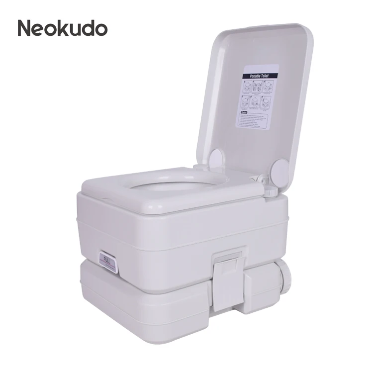 Easy carry customized flushable portable camping toilet for outdoor