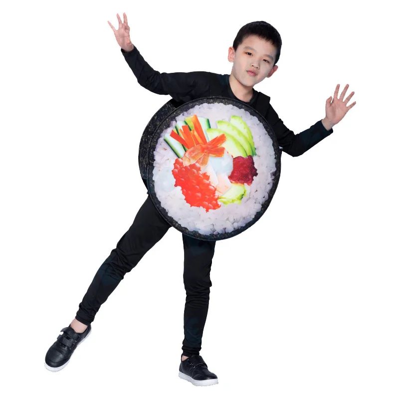 Halloween food party sushi costume cosplay costume da gioco di ruolo unisex