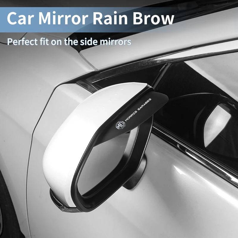 Accessoires de protection de rétroviseur arrière en carbone pour Morris Garages MG 6 3 5 7 TF ZR ZS HS GS GT Hector RX5 RX8 350