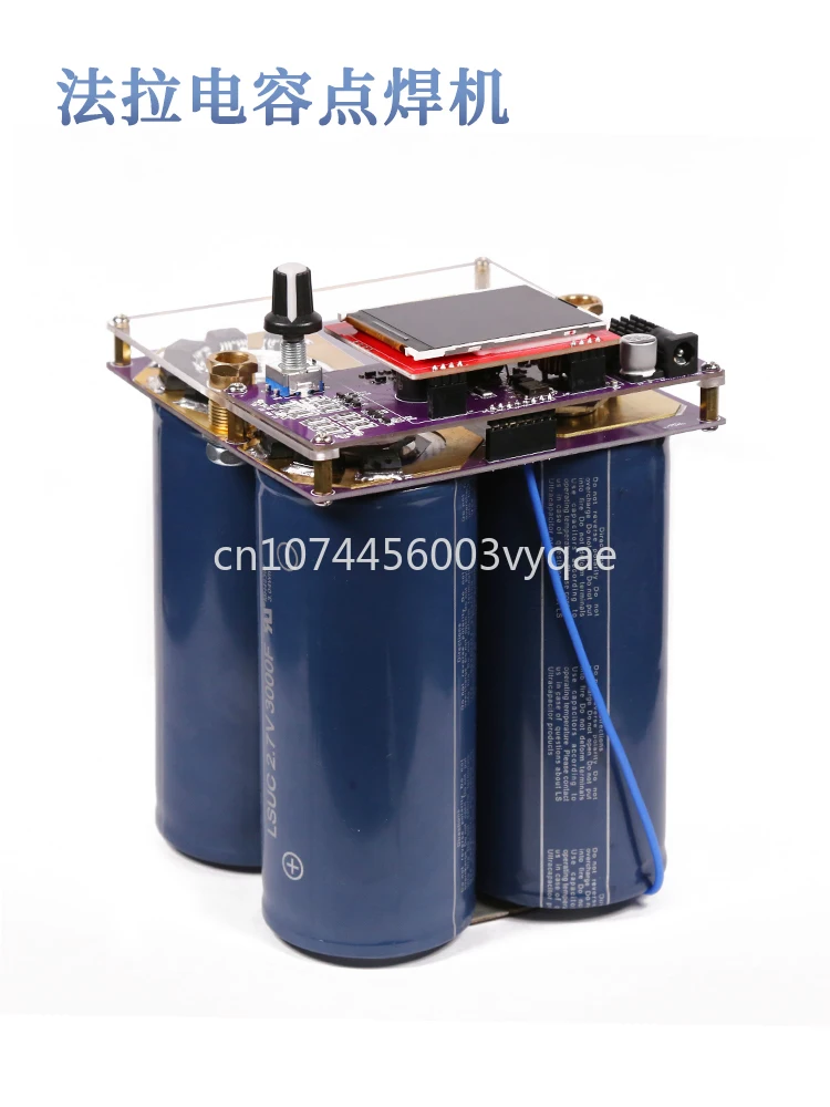 Lithium Battery Spot Welding Machine Farad CapaCitor Touch Small HouseHold Dual Pulse HigH-power