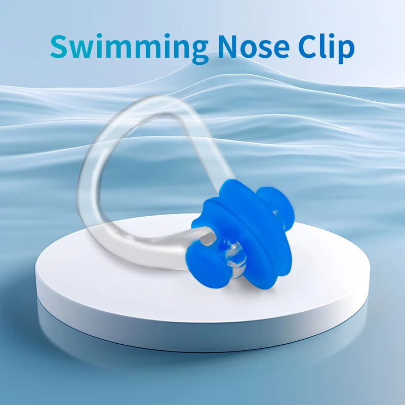 Swimming Ear Plug Nose Clip Soft Silicone Earplugs Waterproof Swimming Pool Ear Plugs & Nose-Clip For Kids Adults Swim Diving