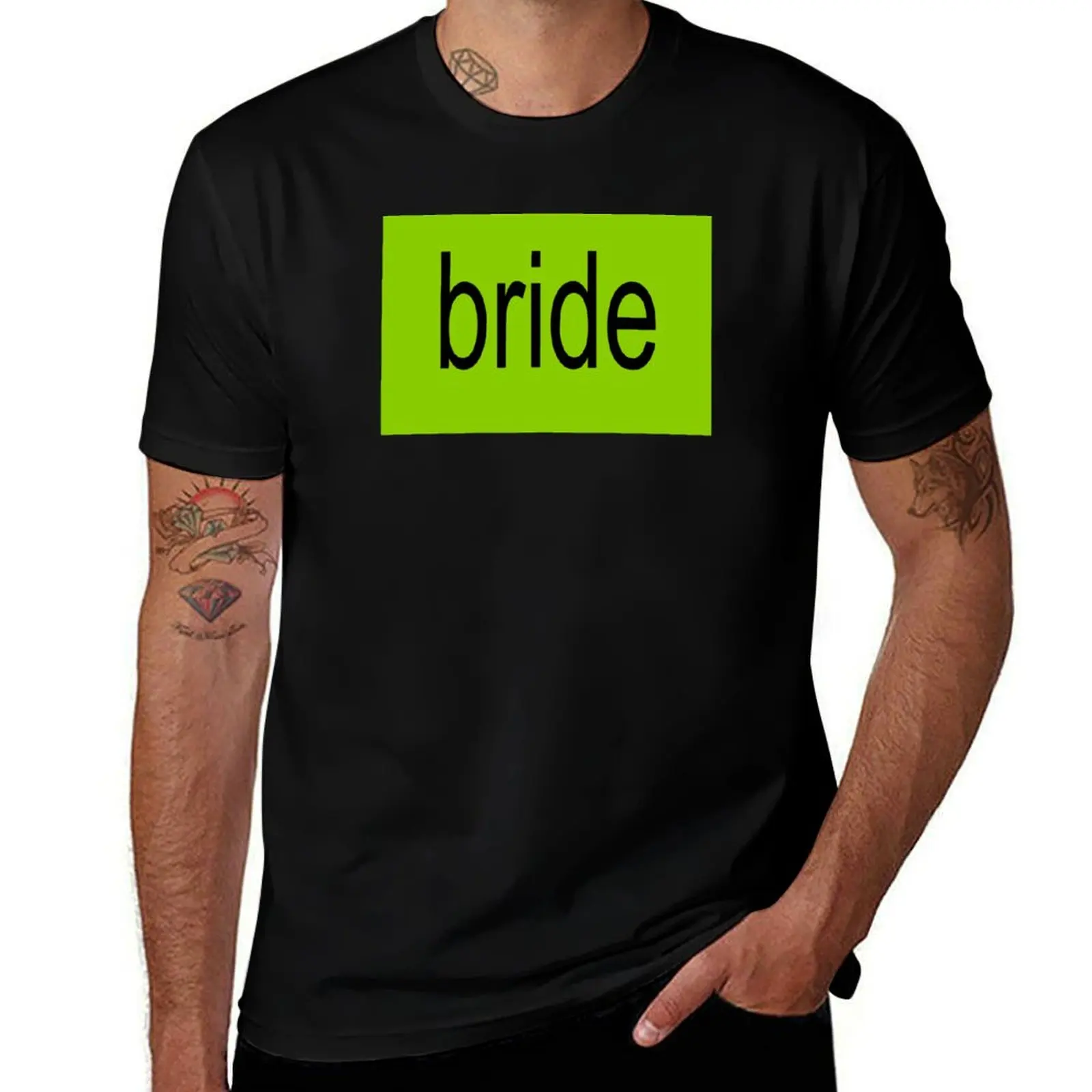 

Brat Bride T-Shirt t shirts for man graphic vintage t shirts with prints t shirts for man cotton funny T-Shirt